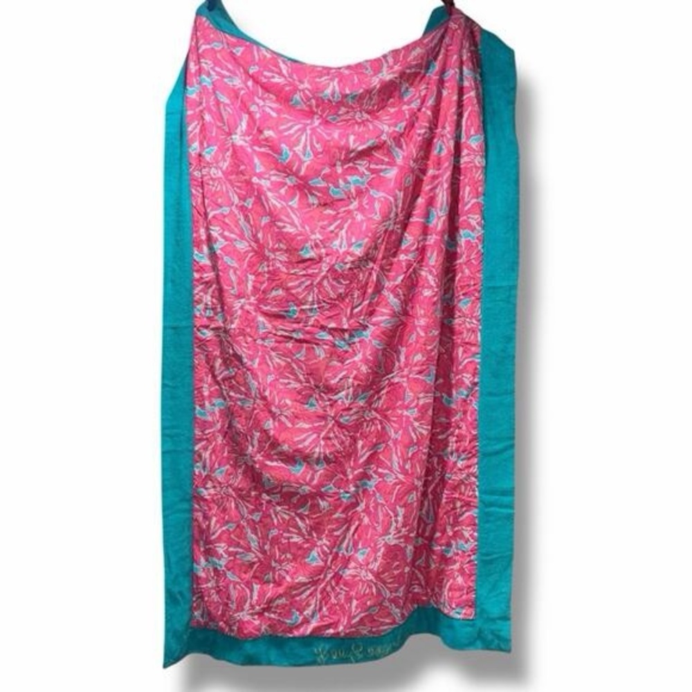 Lilly Pulitzer Pink and Teal Swim Coverup